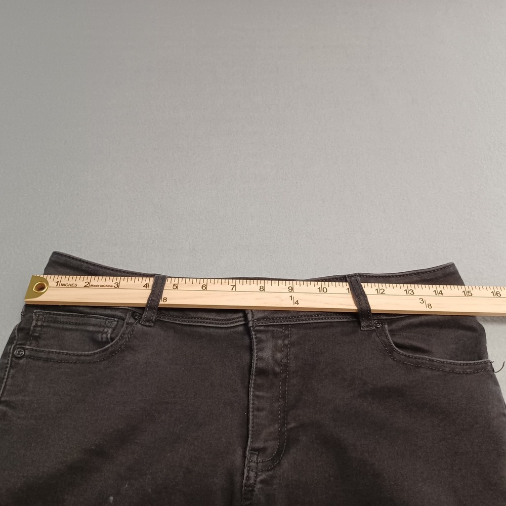 Est. 1946 Denim Black Mid-Rise Skinny Jeans Womens 10P‎ Petite Stretch 10 P